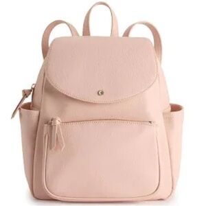COPY - LC Lauren Conrad Kate Flap Backpack in Nude Pink
